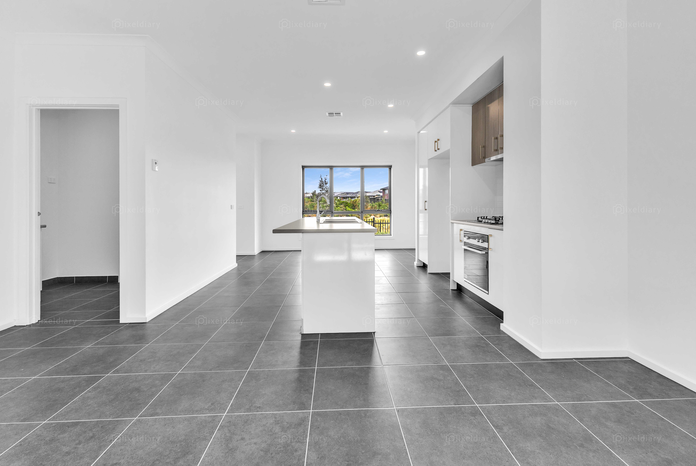 Bright contemporary kitchen with clean lines